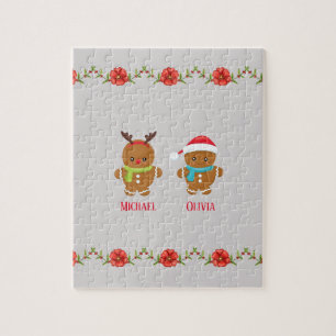 Gingerbrot Cookie Couple Puzzle