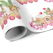 Gingerbrot Cookie Exchange Weihnachtsweihnachtsgeb Geschenkpapier (Rolleneckpunkt)