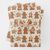 Gingerbrot-Cookie Geschenkpapier Set (Beispiel)