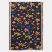 Gingerbrot Cookie Man & Holiday Deco Decke (Vorderseite Vertikal)