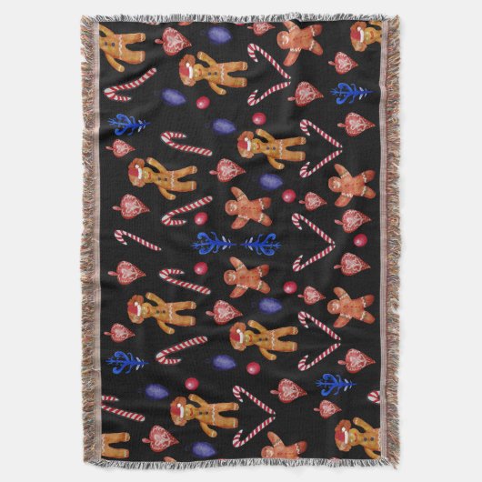 Gingerbrot Cookie Man & Holiday Deco Decke (Vorderseite Vertikal)