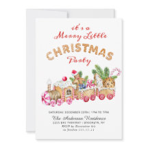 Gingerbrot Cookie Merry Little Christmas Party