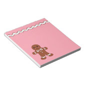 Gingerbrot Cookie Notepad Notizblock (angewinkelt)