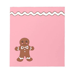 Gingerbrot Cookie Notepad Notizblock