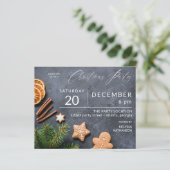 Gingerbrot Cookie & Orange Weihnachtsgebäck Party (Stehend Vorderseite)