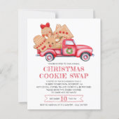 Gingerbrot Cookie Red Truck Cookie Swap (Vorderseite)