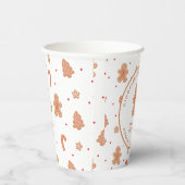 Gingerbrot Cookie Weihnachtsgebäck Party Papercup Pappbecher (Rechts)