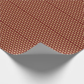 Gingerbrot Cookie Weihnachtsgeschenk Wrapping Pape Geschenkpapier (Ecke)