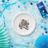 Gingerbrot Cookie Wonderland Pappteller (Party)