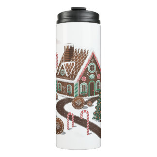 Gingerbrot Cookie Wonderland Thermosbecher