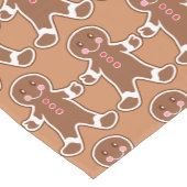 Gingerbrot Cookies Table Runner Kurzer Tischläufer (Ecke)