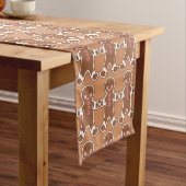 Gingerbrot Cookies Table Runner Kurzer Tischläufer (Beispiel)