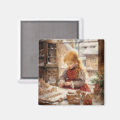 Gingerbrot Country Kitchen #2-Magnet Magnet (Vorderseite/Rückseite)