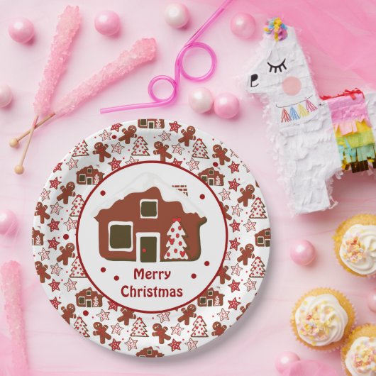 Gingerbrot Custom  Pappteller (Party)