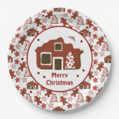 Gingerbrot Custom  Pappteller (Vorderseite)