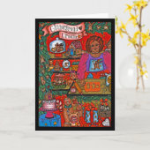 Gingerbrot Dreams Card Karte (Gelbe Blume)