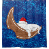 Gingerbrot Duschvorhang (Vorderseite)