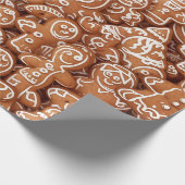Gingerbrot Extravaganza Geschenkpapier (Ecke)