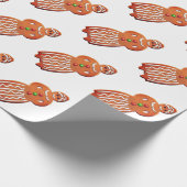 Gingerbrot-Frau Kekse Oma Geschenkpapier (Ecke)