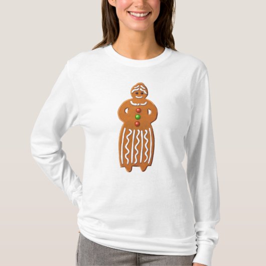 Gingerbrot-Frauenkeks T-Shirt (Vorderseite)
