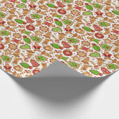 Gingerbrot Geschenkpapier (Ecke)