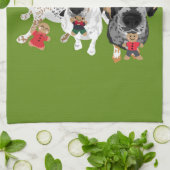 Gingerbrot Geschirrtuch (Gefaltet)