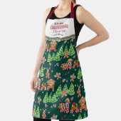 Gingerbrot Grün Backen Weihnachtsgebäck Mommy Mami Schürze (InSitu)