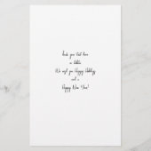 Gingerbrot Haus & Weihnachtskost Hinweis m Flyer (Hinten)