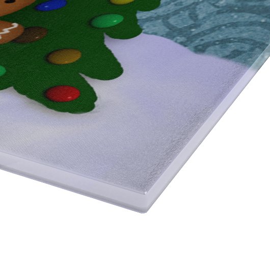 Gingerbrot-Hausschau Schneidebrett (Ecke)