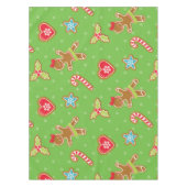 Gingerbrot Herz Weihnachtstablette Tischdecke (Vorderseite)