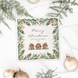 Gingerbrot Holiday Paper Napkin Serviette