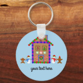 Gingerbrot House #1 Schlüsselanhänger (Vorderseite)