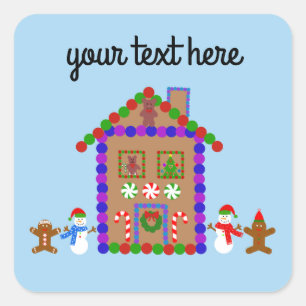 Gingerbrot House #1 Stickers