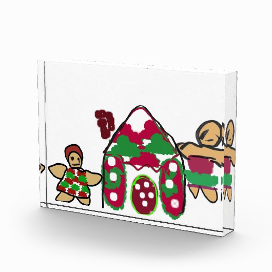 Gingerbrot House Art Spaß Fotoblock (Rechts)