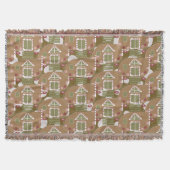 Gingerbrot House Camper Pink Decke (Vorderseite)