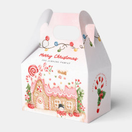 Gingerbrot House Christmas Favor Box Geschenkschachtel