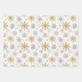 Gingerbrot House Cookies Schneefake Weihnachten Geschenkpapier Set (Vorderseite 2)