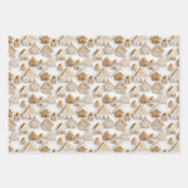 Gingerbrot House Cookies Schneefake Weihnachten Geschenkpapier Set (Vorderseite)