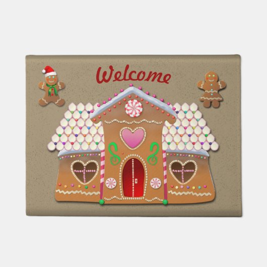Gingerbrot House Fußmatte (Vorderseite)