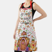 Gingerbrot House & Gingerbread Man Hearts Schürze (InSitu)