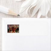 Gingerbrot House Labels für Weihnachten (Insitu)