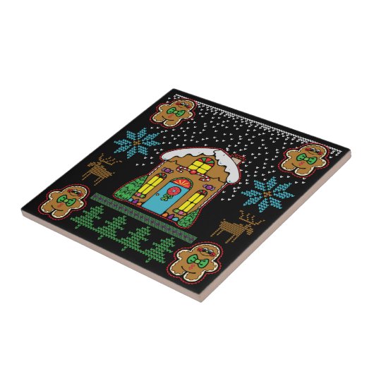 Gingerbrot House Men Fliese (Seite)