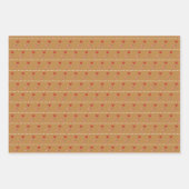 Gingerbrot House Mouse & Cookie Wasserfarbe Kunst Geschenkpapier Set (Vorderseite 3)