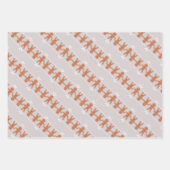 Gingerbrot House Mouse & Cookie Wasserfarbe Kunst Geschenkpapier Set (Vorderseite 2)