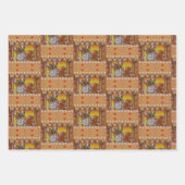 Gingerbrot House Mouse & Cookie Wasserfarbe Kunst Geschenkpapier Set (Vorderseite)