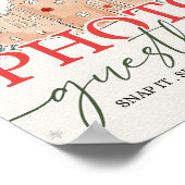 Gingerbrot House Nutcracker Gästekennzeichen Poster (Ecke)