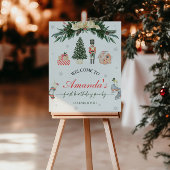 Gingerbrot House Nutcracker Geburtstag Begrüßung Poster