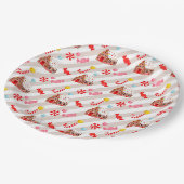 Gingerbrot House Party Paper Teller (Schrägansicht)