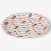 Gingerbrot House Party Paper Teller (Schrägansicht)