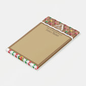 Gingerbrot House Personalisiert Post-it Klebezettel (angewinkelt)